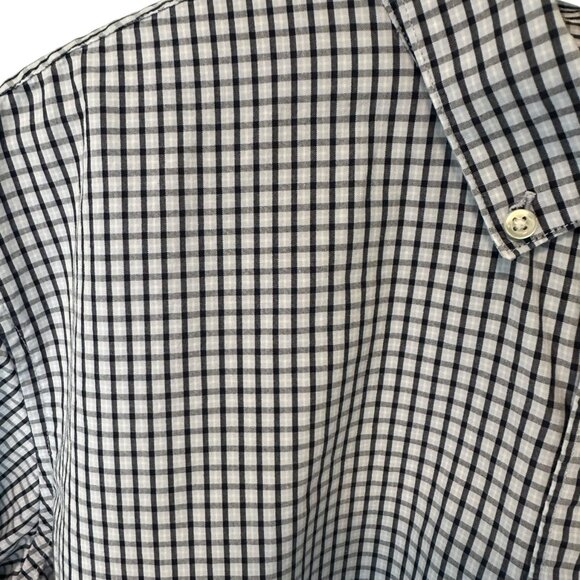 Men’s‎ dress shirt Claiborne XXL 100% Cotton checkerd - Picture 3 of 11